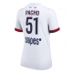 Paris Saint-Germain Willian Pacho #51 Replike Gostujuci Dres za Ženska 2025-26 Kratak Rukav